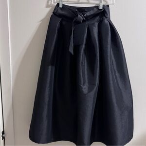 Ultra Pink Classic Black A-Line Skirt
